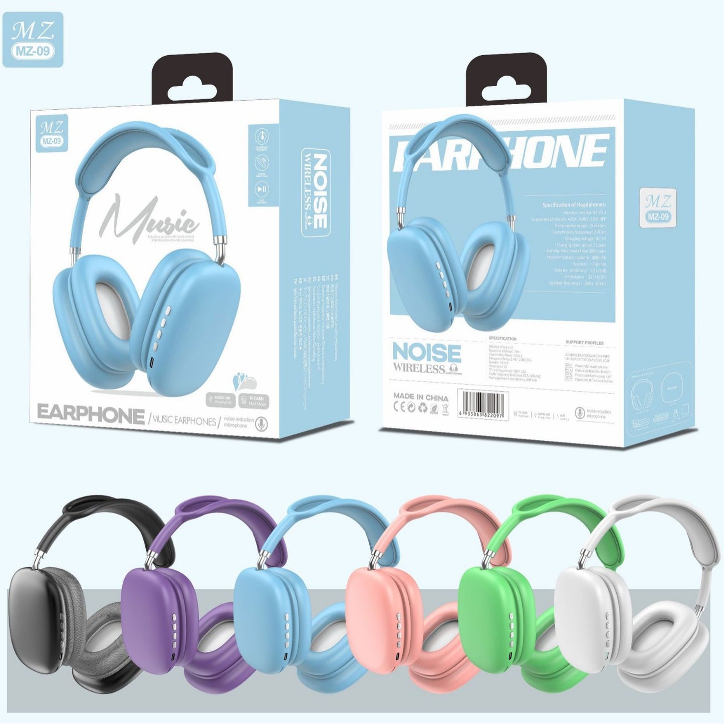 Cross border Mz09 Bass Bluetooth