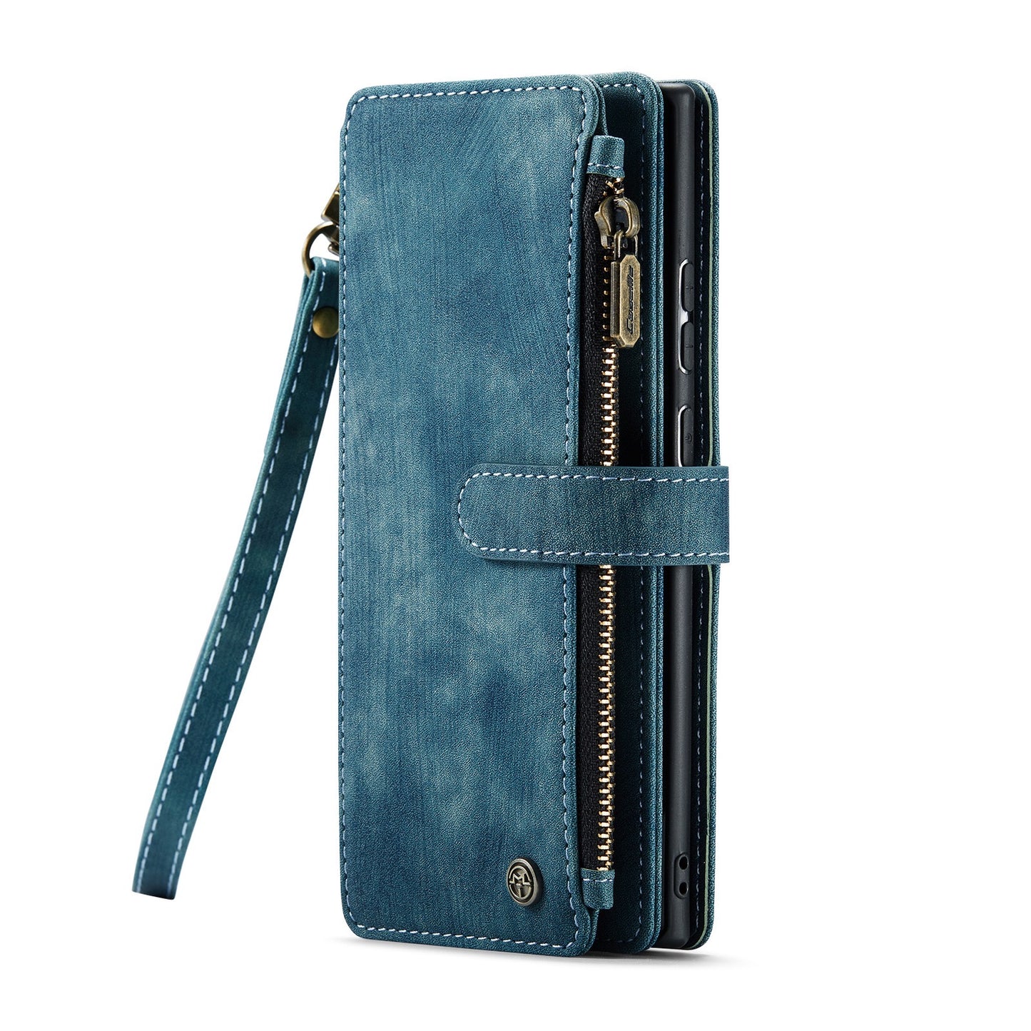 CaseMe Light Luxury Multi-Card Slot Phone Case for Samsung s23/s23plus/s23ultra Bracket Leather Case