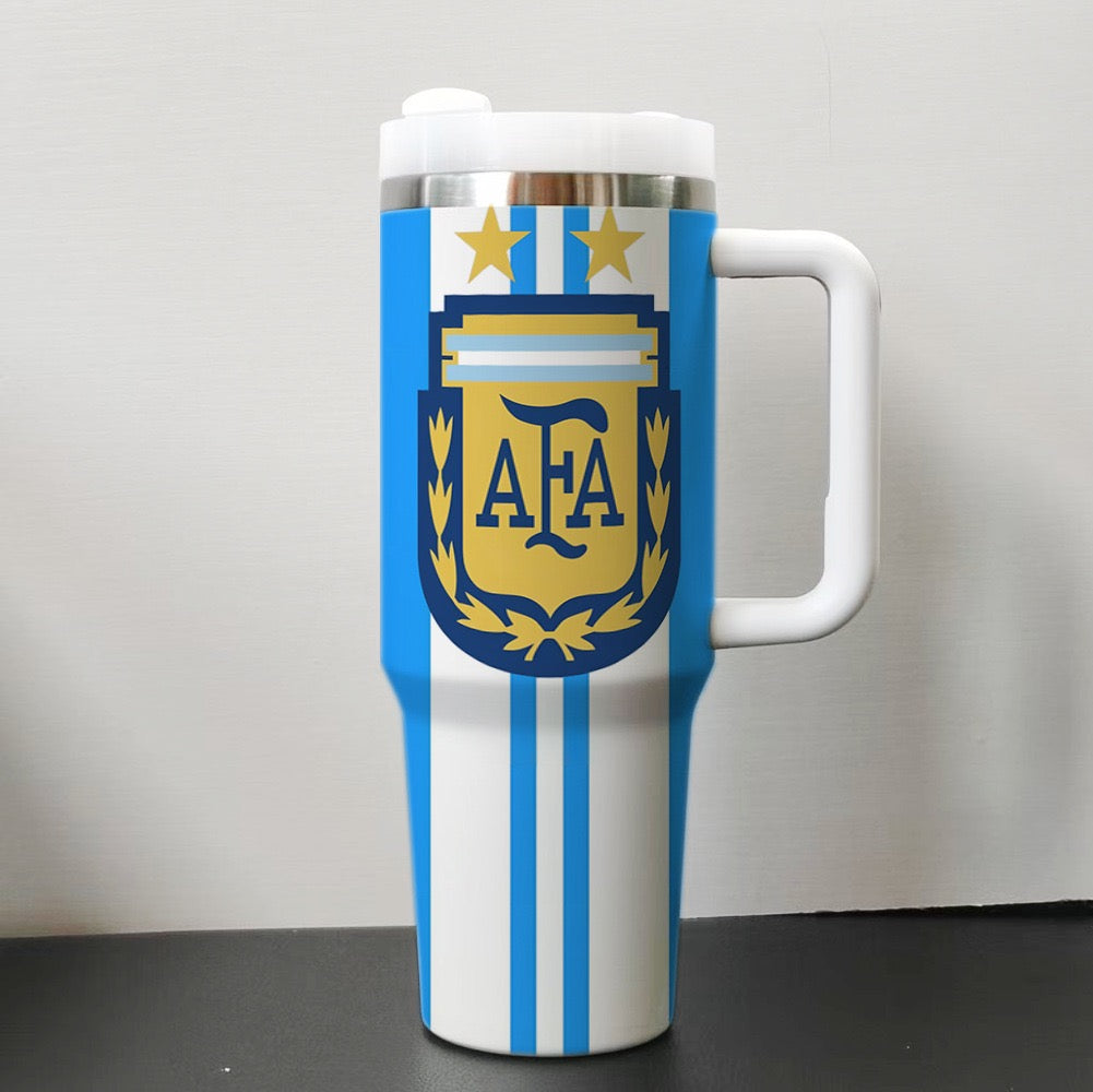 Argentina AFA Striped Travel Mug