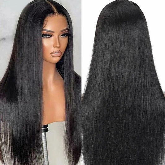 12A Brazilian Human Hair 13*4Frontal Straight Wig180% Density