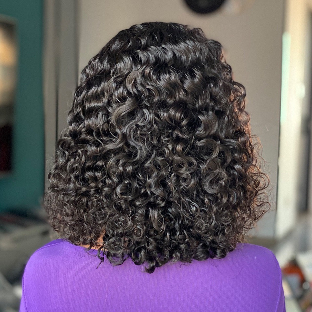10A Indian Water Wave Bob 13X4 Frontal Human Hair Lace Wig