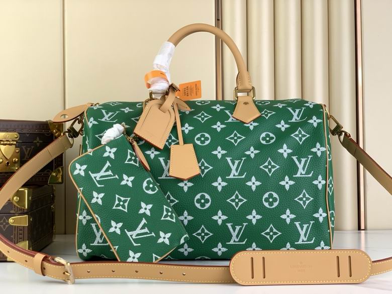 Louis Vuitton Keepall Bandoulière 50 Blue Monogram Set