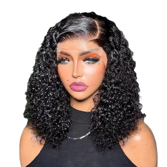 12A Sdd Jerry Curly 13*4Frontal Lace Wig Vietnam Hair Double