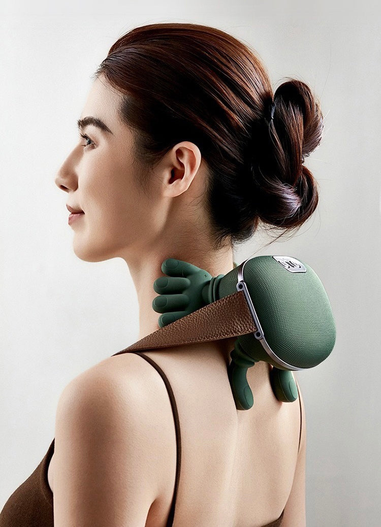 Handheld Kneading Massager with Finger Nodes