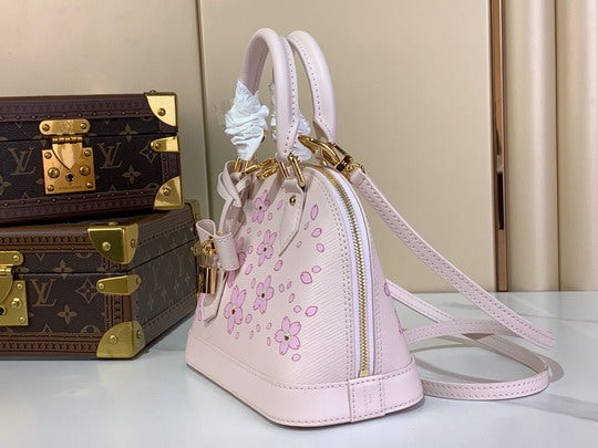 Louis Vuitton Monogram Chain Handbag Pink