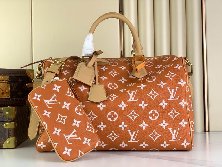 Louis Vuitton Keepall Bandoulière 50 Blue Monogram Set