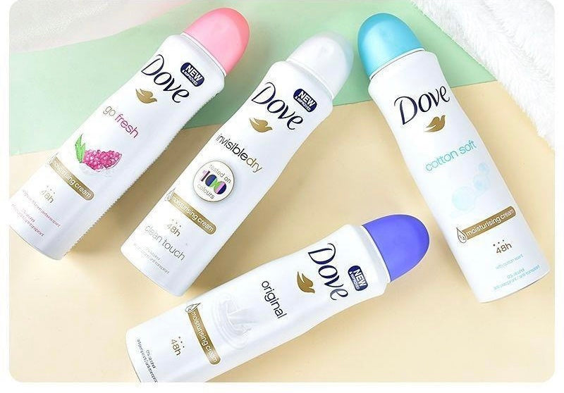 Dove Spray Roll-On for Women and Men, Deodorant for Underarms, Antiperspirant and Deodorant