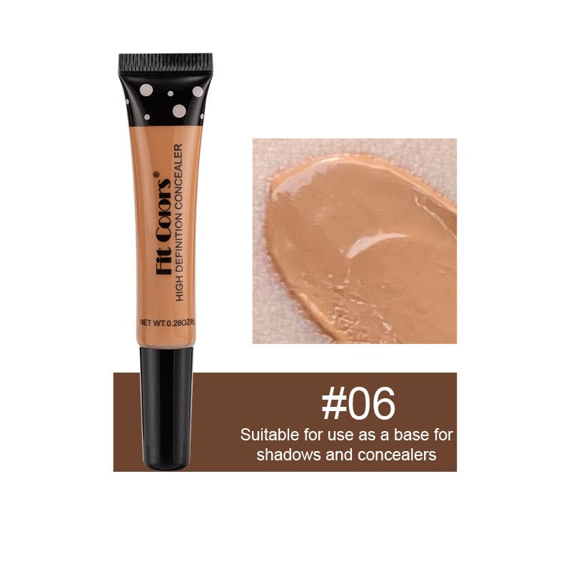 Fit Colors 8-Color Hose Concealer Concealer, Repair and Nourishing Liquid Foundation to Cover Dark Circles and Acne Spots Cross-Border