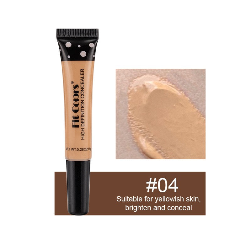 Fit Colors 8-Color Hose Concealer Concealer, Repair and Nourishing Liquid Foundation to Cover Dark Circles and Acne Spots Cross-Border