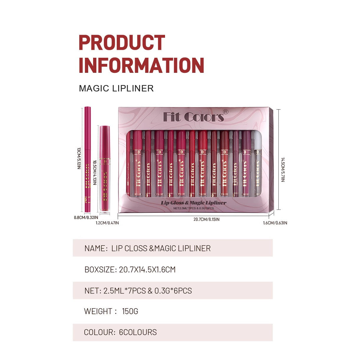 2026 Lip Gloss liner set