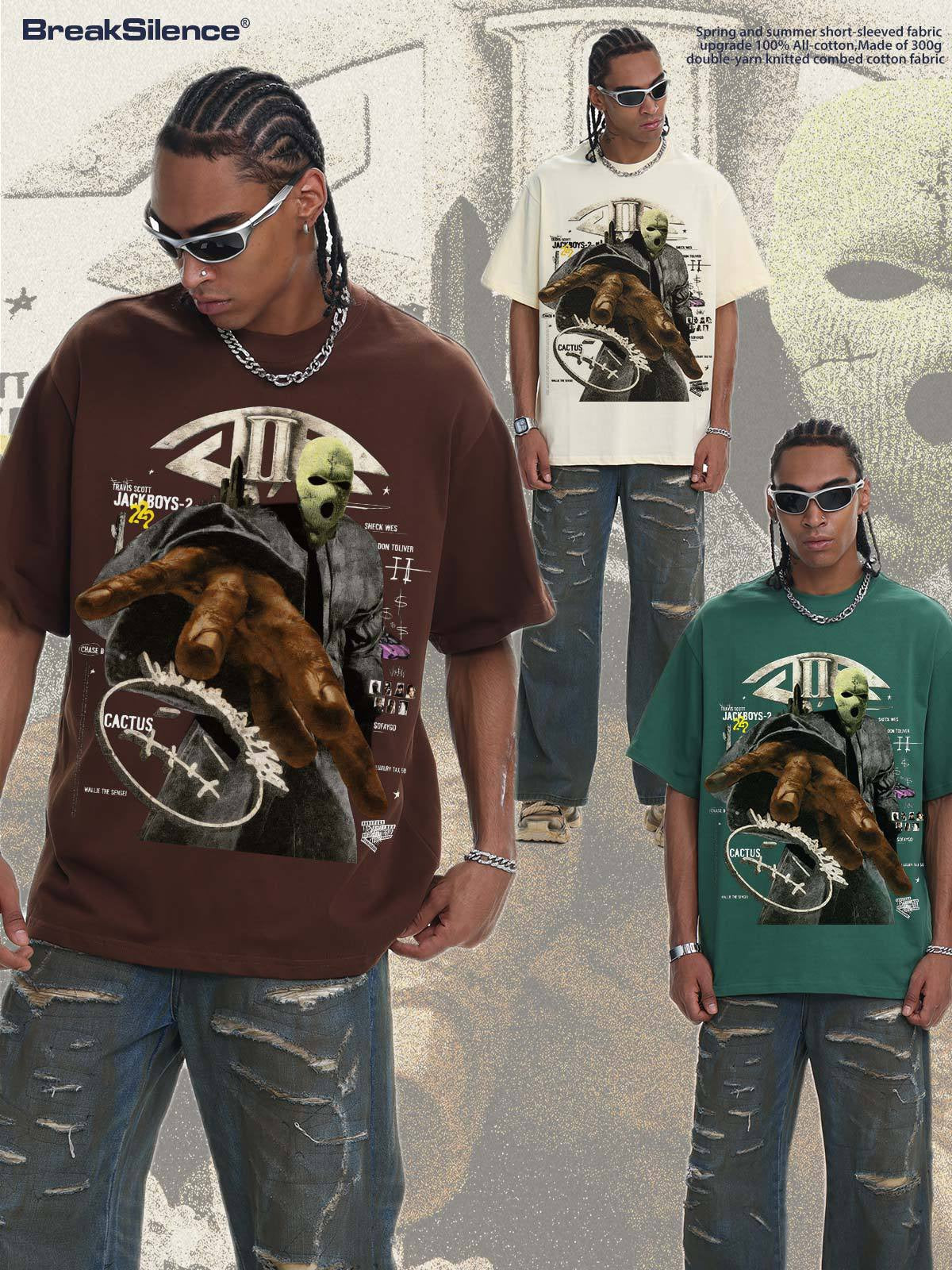 T-shirt cotton cross border