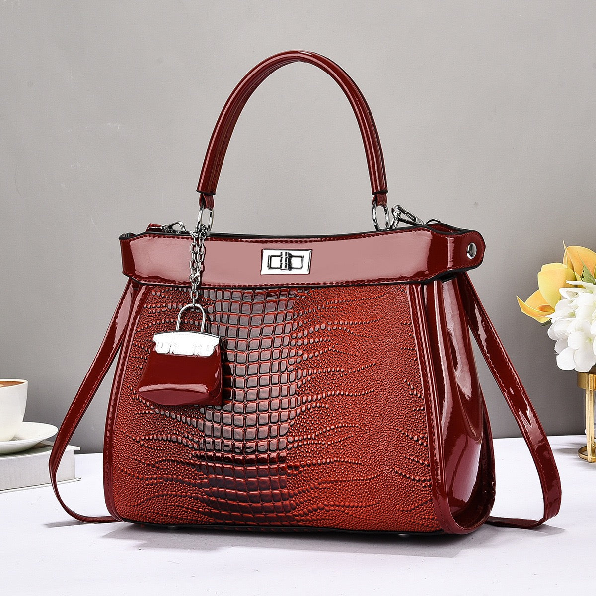 Modern Glossy Purse – For Bold, Stylish Women