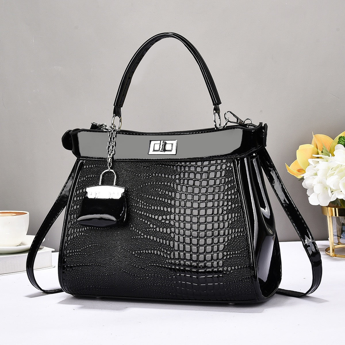 Modern Glossy Purse – For Bold, Stylish Women
