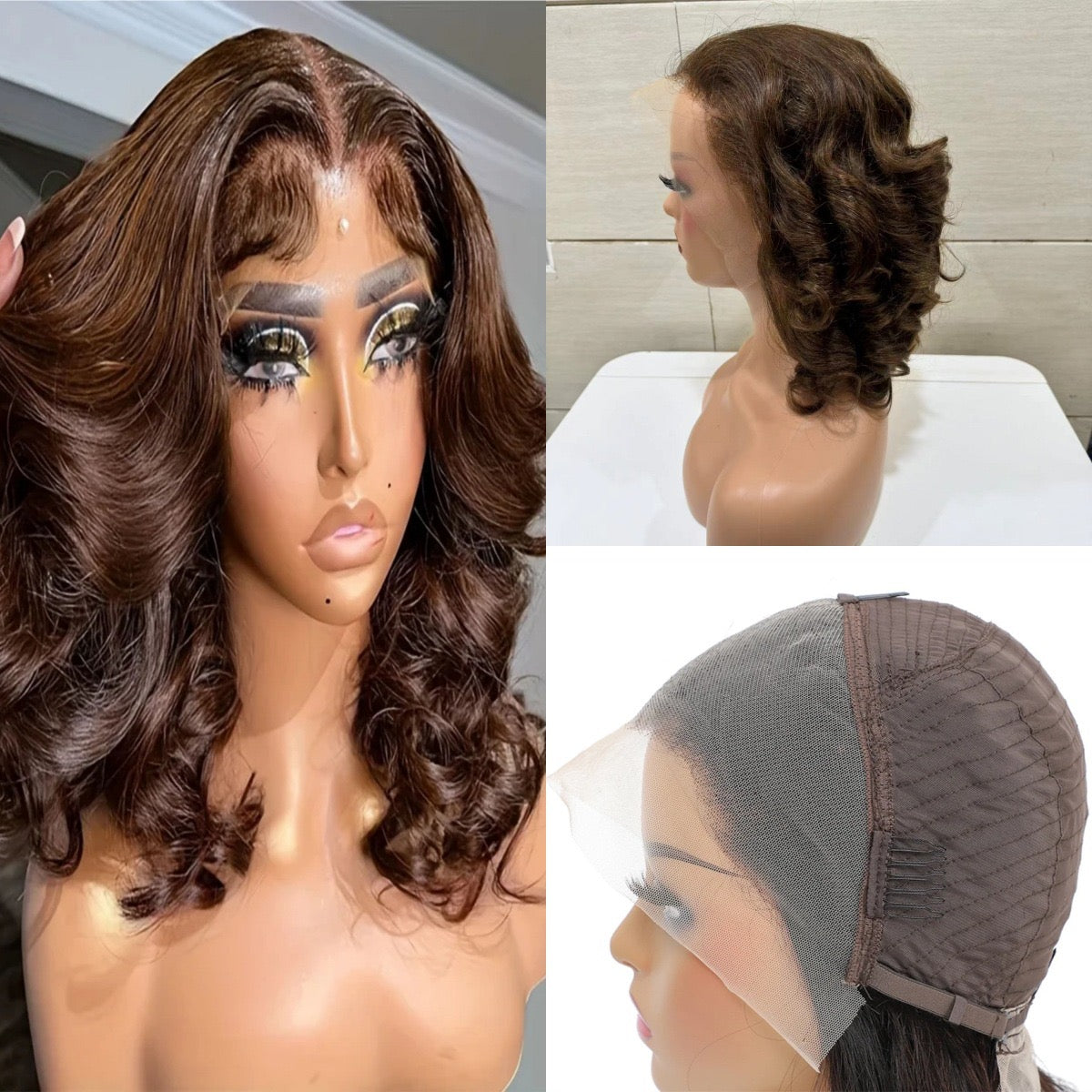 12A Vietnam Human Hair 250% Density 13*4 Frontal Loose Wave htt