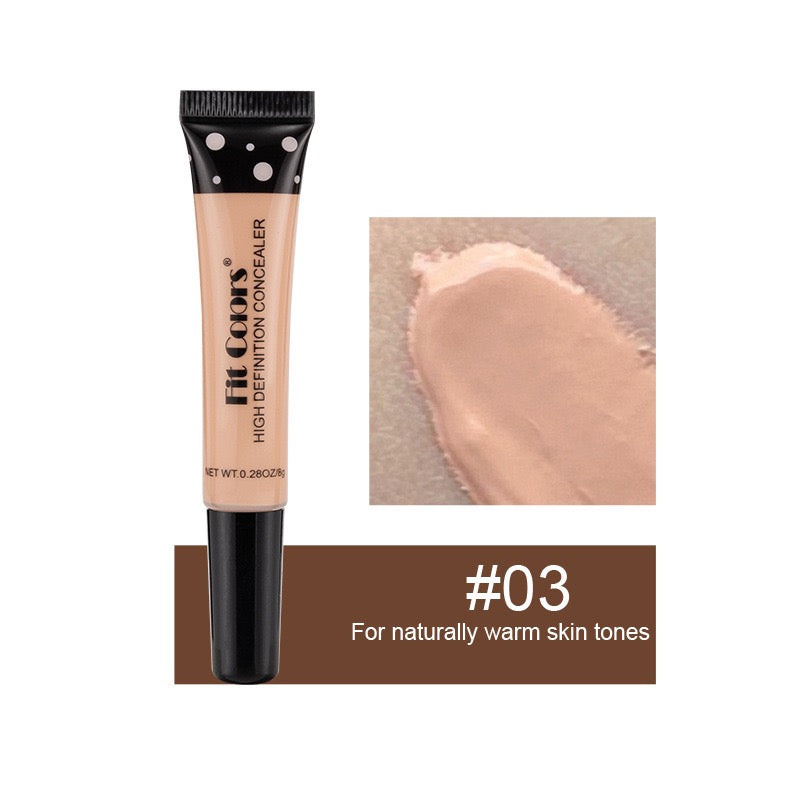 Fit Colors 8-Color Hose Concealer Concealer, Repair and Nourishing Liquid Foundation to Cover Dark Circles and Acne Spots Cross-Border