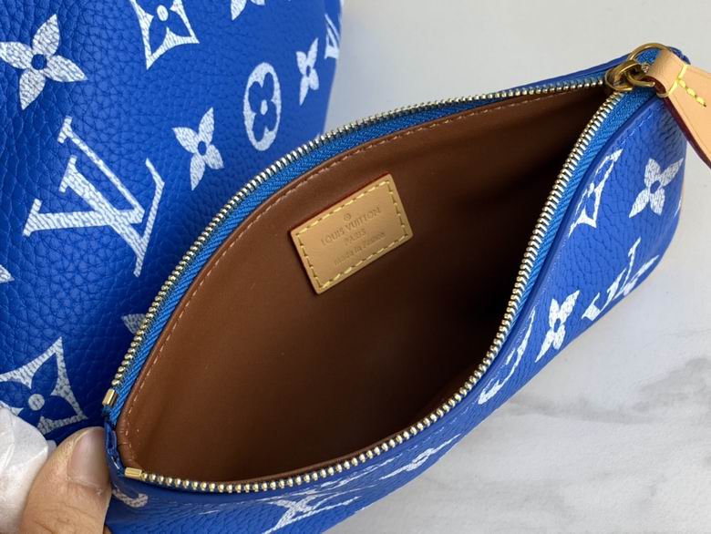 Louis Vuitton Keepall Bandoulière 50 Blue Monogram Set