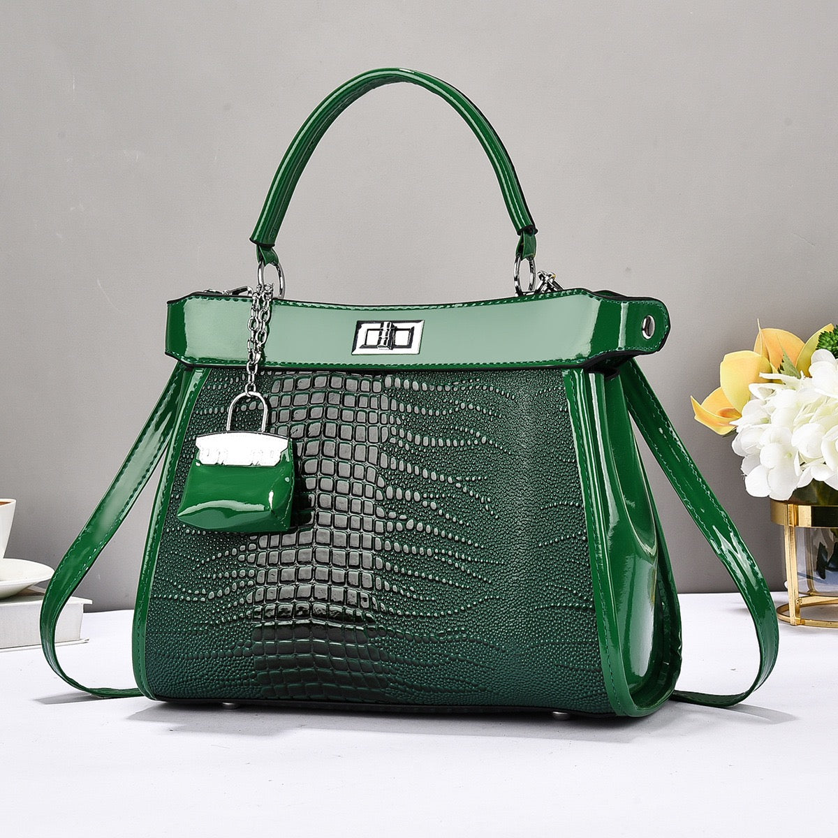 Modern Glossy Purse – For Bold, Stylish Women
