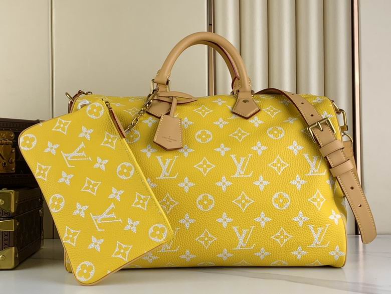 Louis Vuitton Keepall Bandoulière 50 Blue Monogram Set