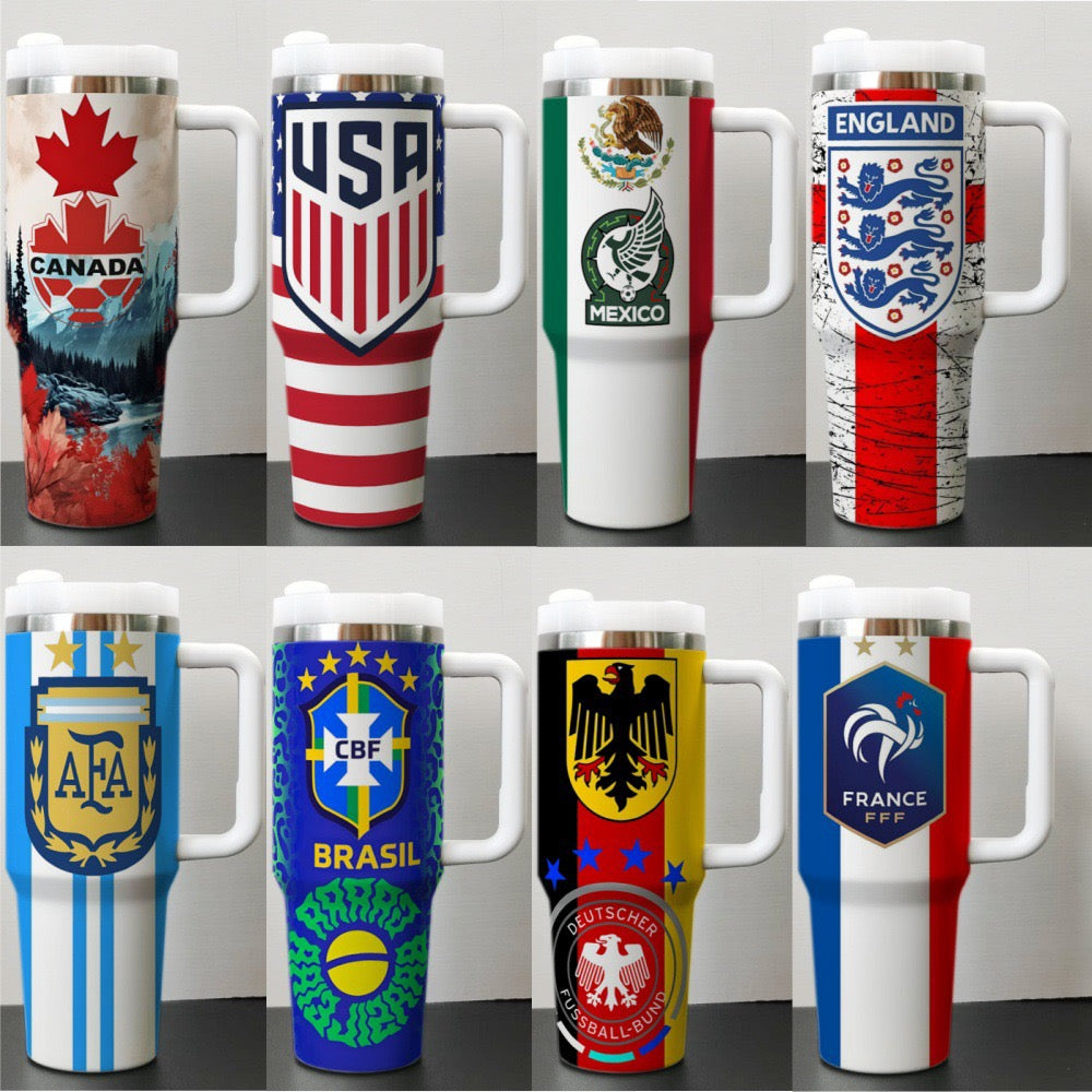 2026 FIFA Striped Travel Mug