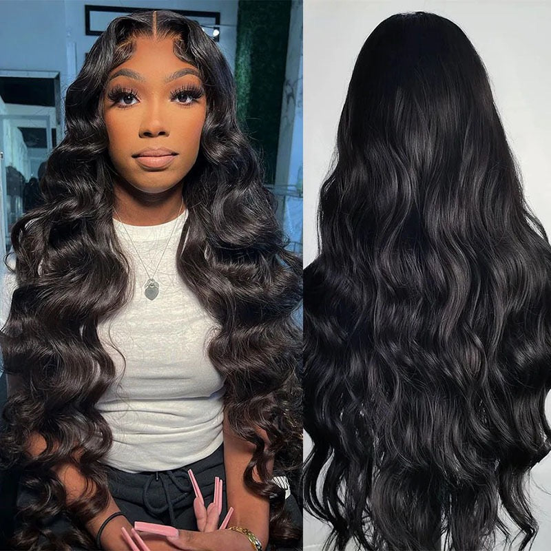 11A 13*4 Frontal Wig 180% Body Wave100% Brazilian Human Hair h