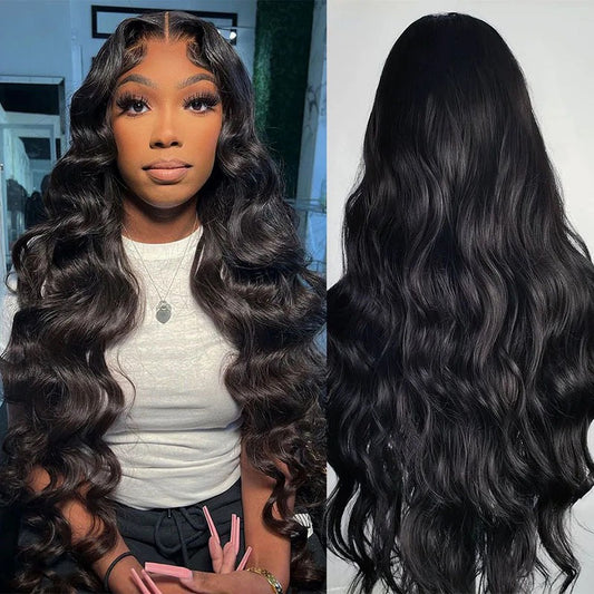 11A 13*4 Frontal Wig 180% Body Wave100% Brazilian Human Hair h