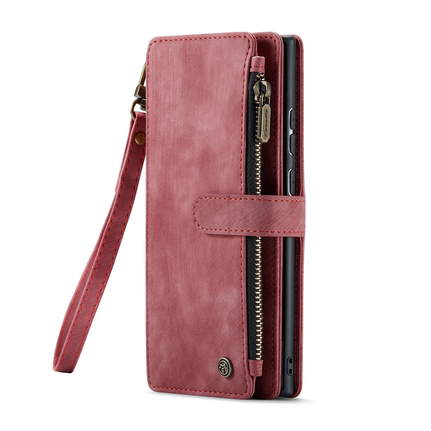 CaseMe Light Luxury Multi-Card Slot Phone Case for Samsung s23/s23plus/s23ultra Bracket Leather Case