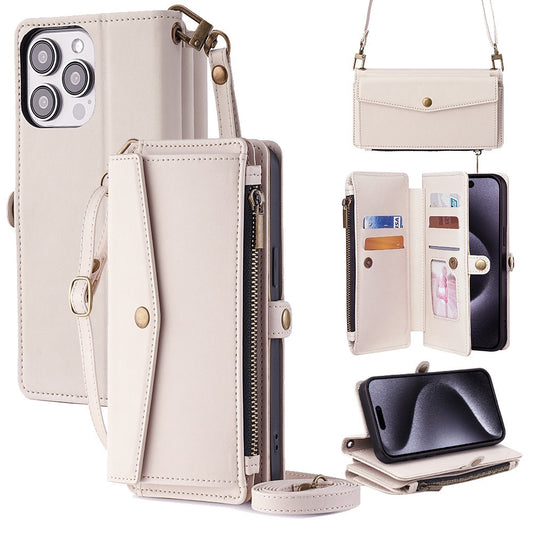 CaseMe Light Luxury Multi-Card Slot Phone Case for Samsung s23/s23plus/s23ultra Bracket Leather Case