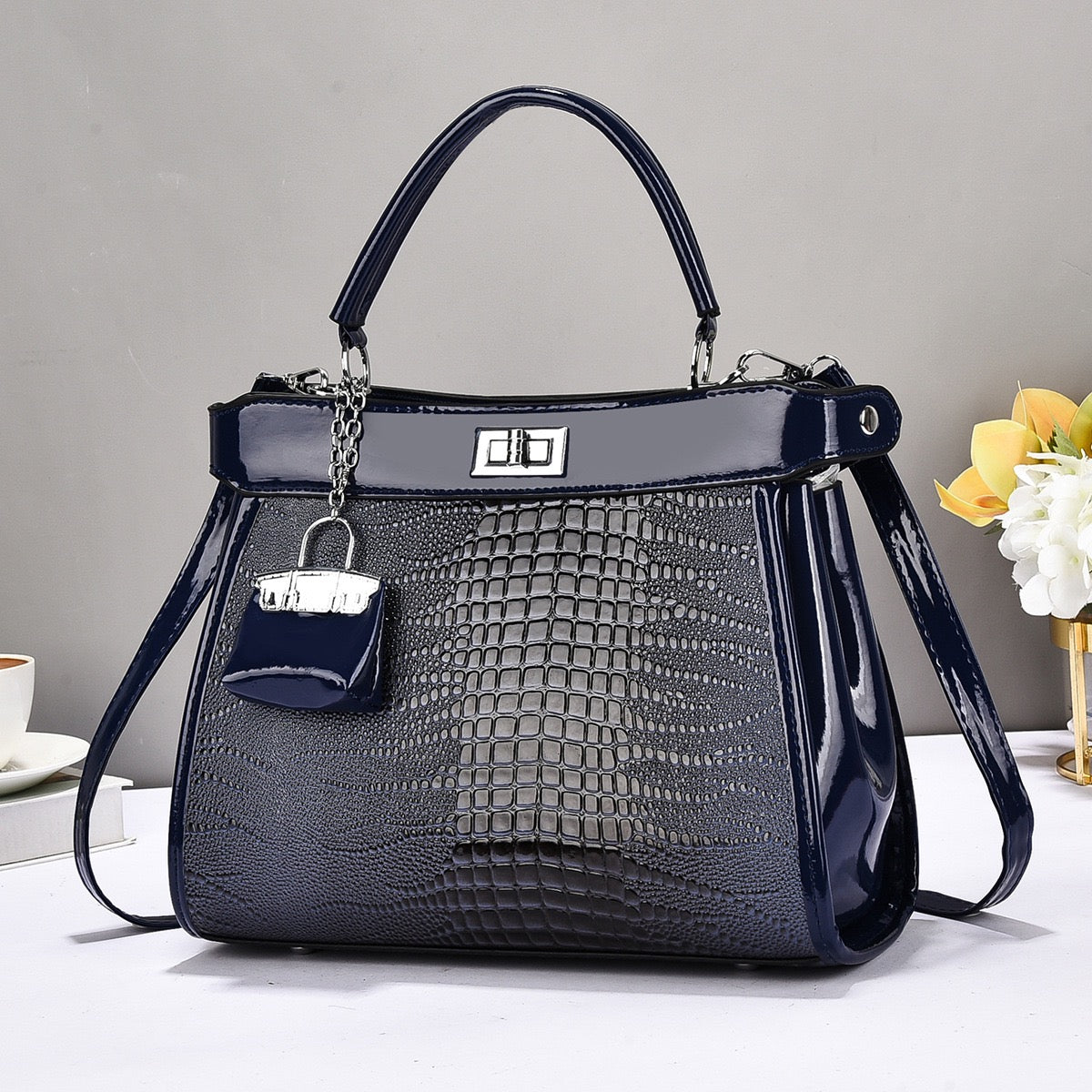 Modern Glossy Purse – For Bold, Stylish Women