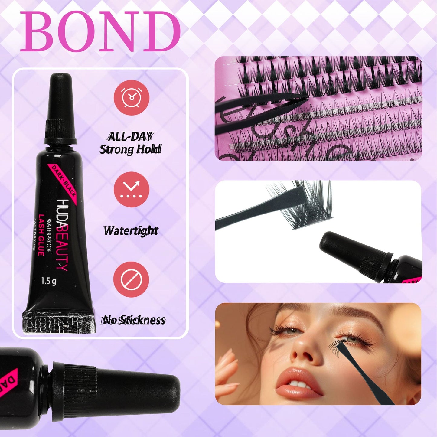 Накладные Ресницы Cross-Border Eyelash Kit DIY Eyelash Kit