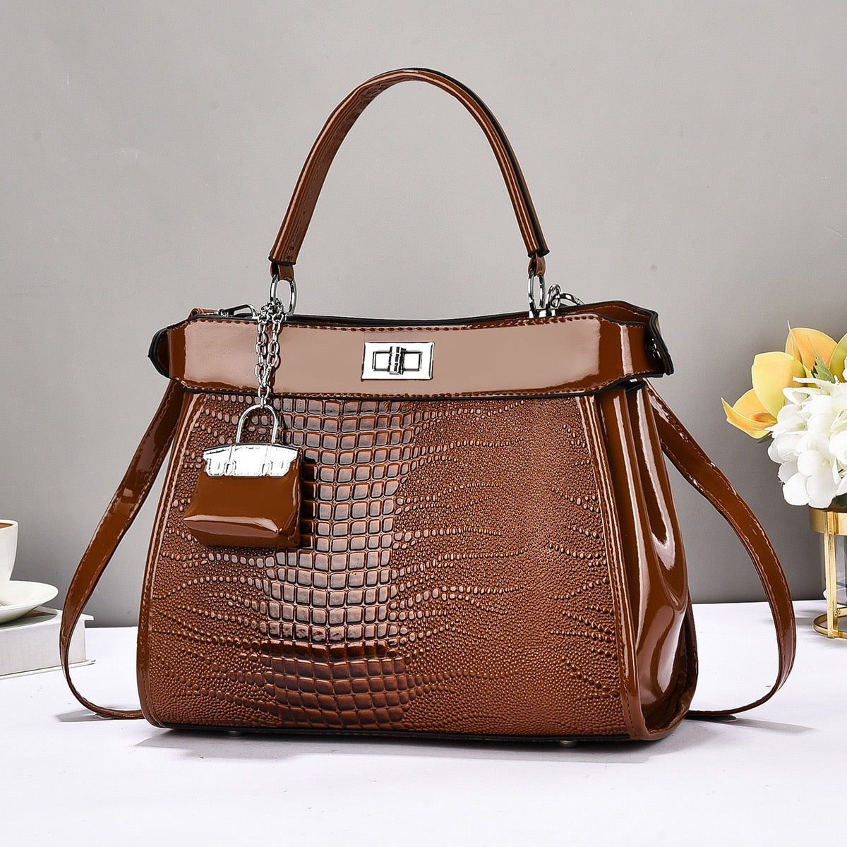 Modern Glossy Purse – For Bold, Stylish Women