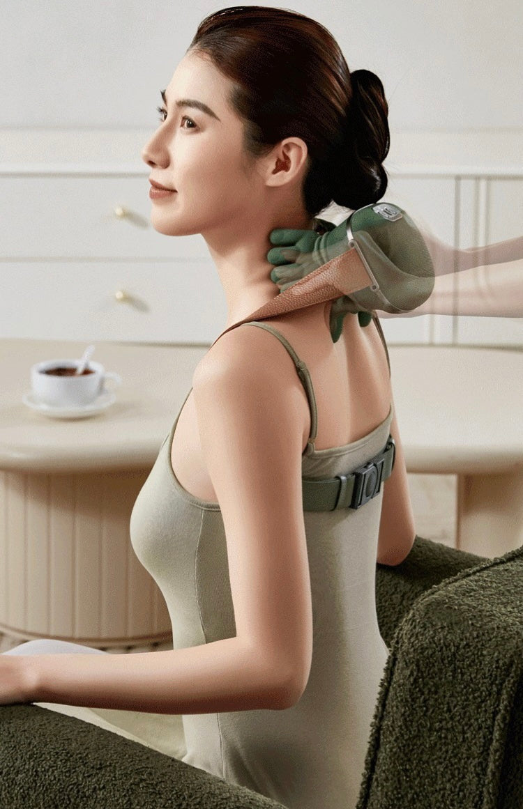 Handheld Kneading Massager with Finger Nodes