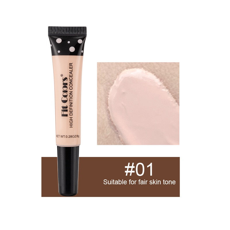 Fit Colors 8-Color Hose Concealer Concealer, Repair and Nourishing Liquid Foundation to Cover Dark Circles and Acne Spots Cross-Border