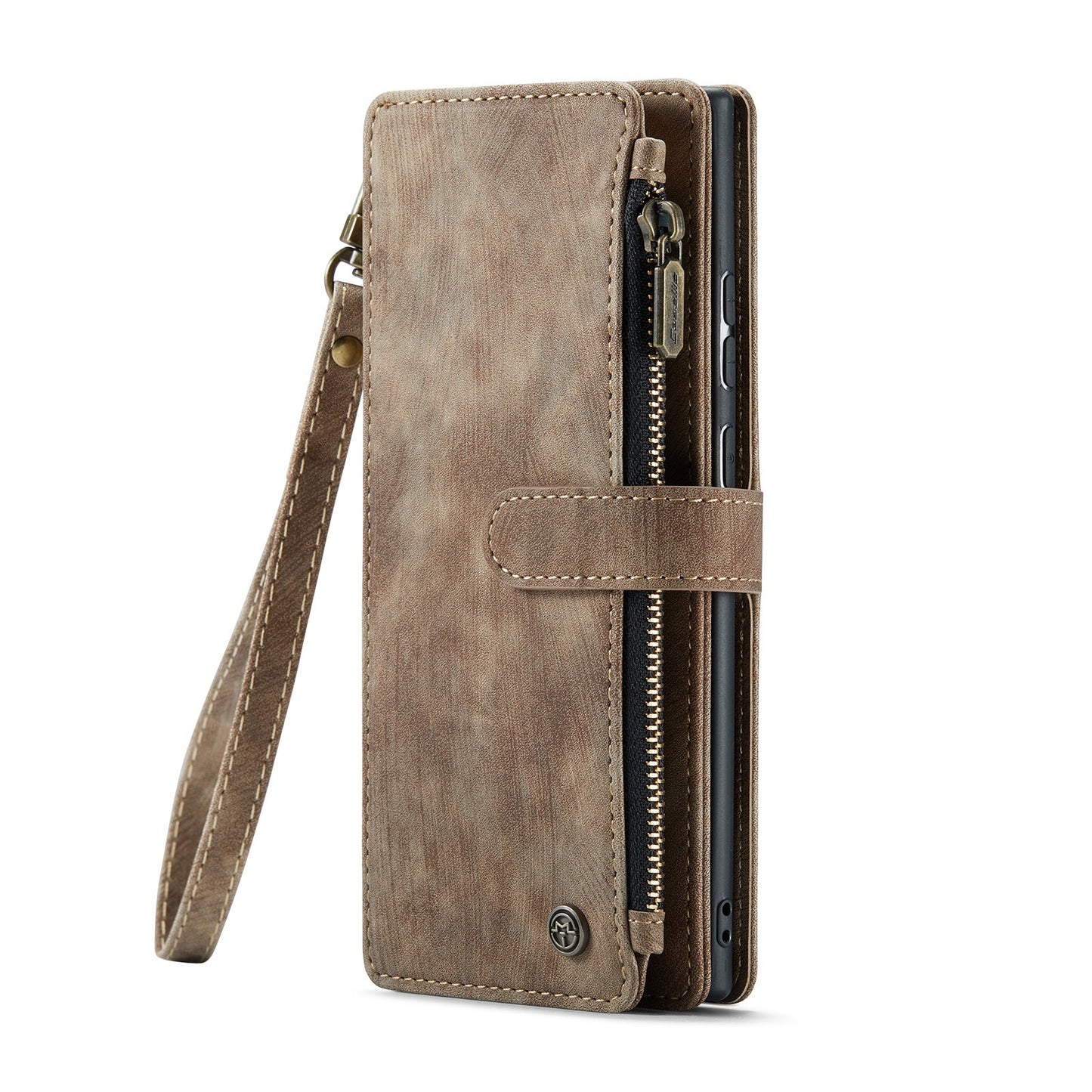 CaseMe Light Luxury Multi-Card Slot Phone Case for Samsung s23/s23plus/s23ultra Bracket Leather Case
