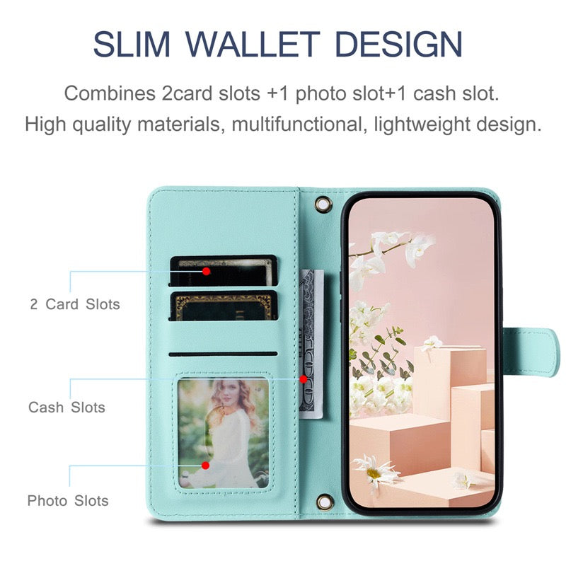 Suitable for Samsung S25Ultra Mobile Phone Leather Case Xiaoxiangfeng A17/A16 Card Flip Cover