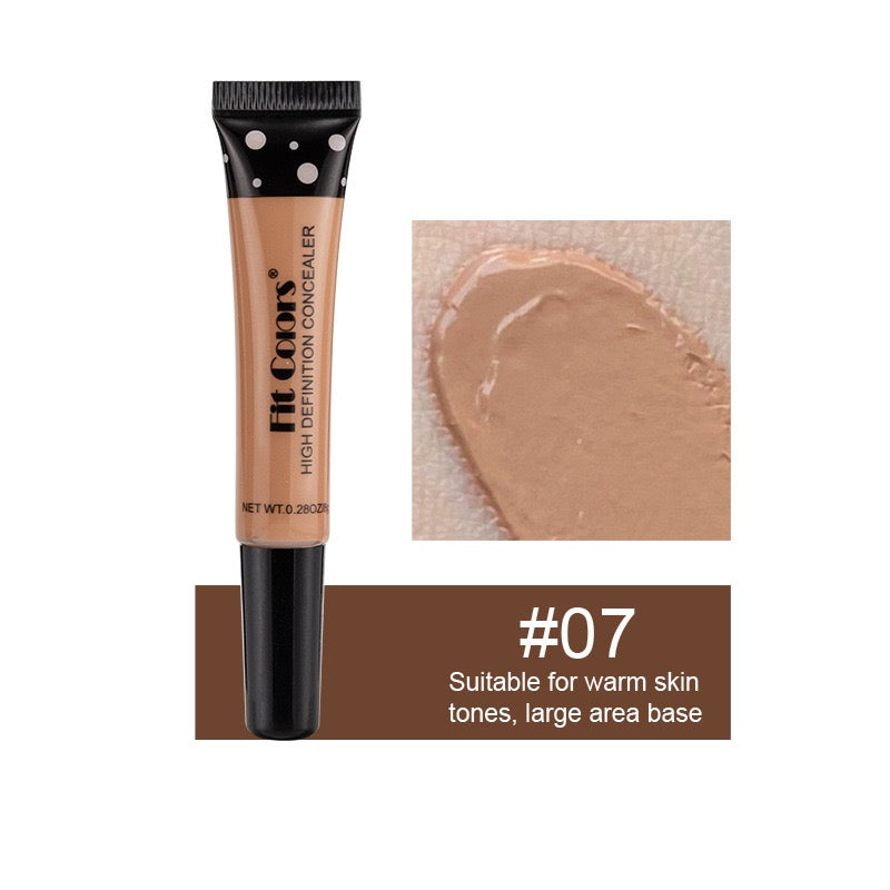 Fit Colors 8-Color Hose Concealer Concealer, Repair and Nourishing Liquid Foundation to Cover Dark Circles and Acne Spots Cross-Border