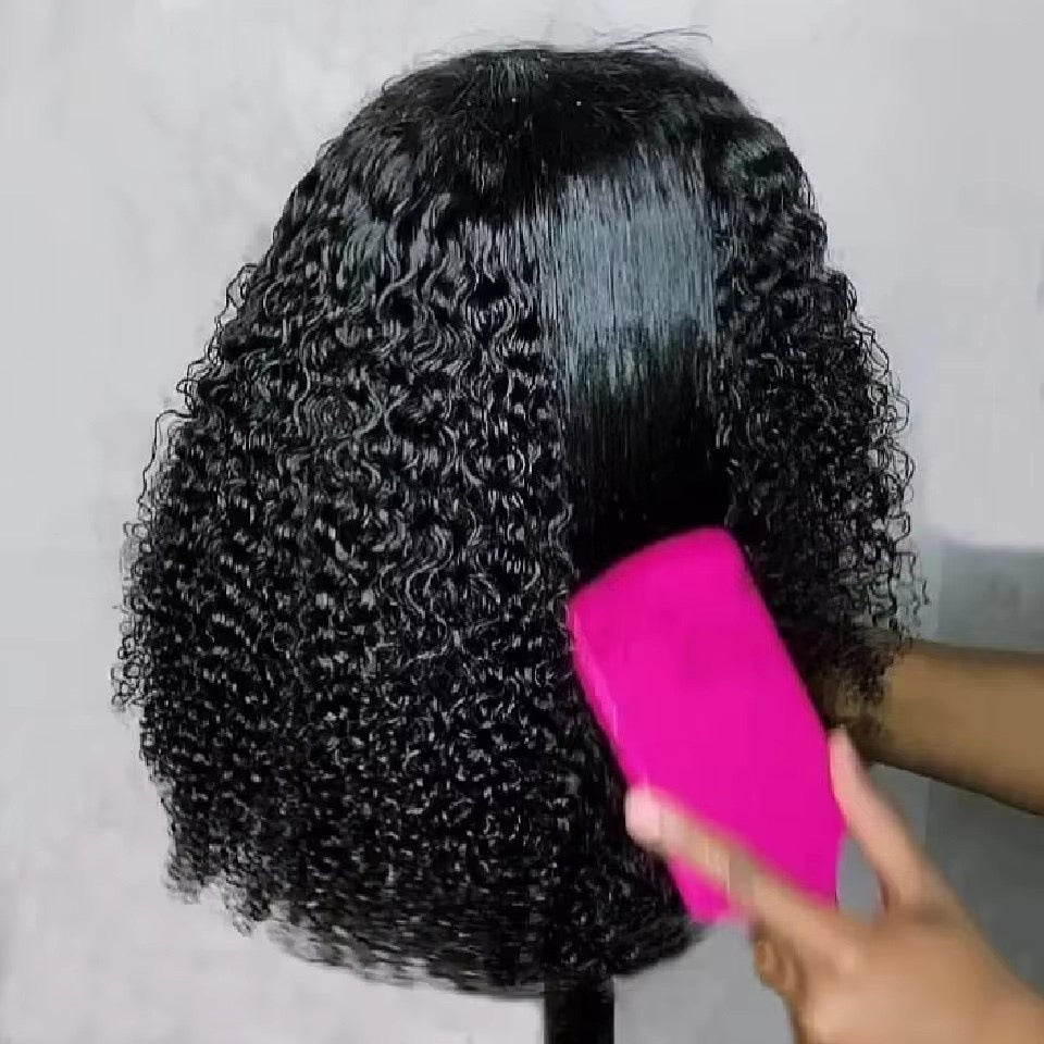 12A Sdd Jerry Curly 13*4Frontal Lace Wig Vietnam Hair Double
